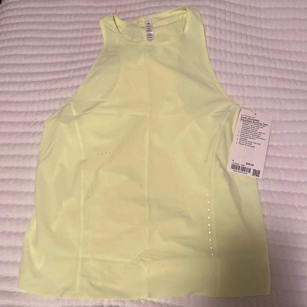 Lululemon Swift Ventilated Racerback Running Tank
